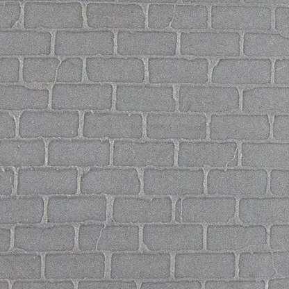 Texture Tile - Brick Wall sample rolled into clay