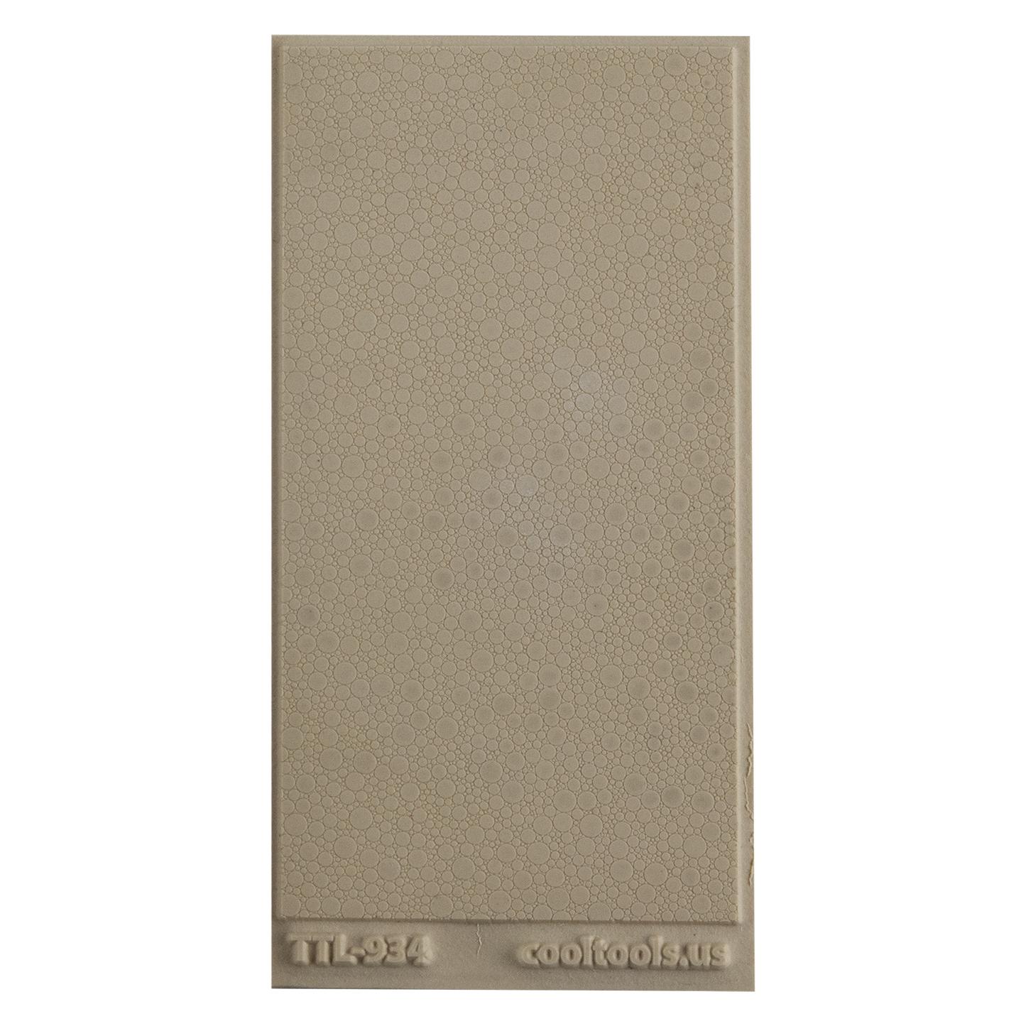 Texture Tile - Suds. Beige Texture Tiles are flexible, washable and can be used with any soft clay. Spritz with CoolSlip or dust on Dry Powder Release for stick-free impressions when using metal clay and polymer clay.