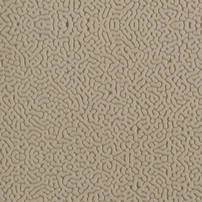Texture Tile - Morphogenesis. Beige Texture Tiles are flexible, washable and can be used with any soft clay. Spritz with CoolSlip or dust on Dry Powder Release for stick-free impressions when using metal clay and polymer clay.