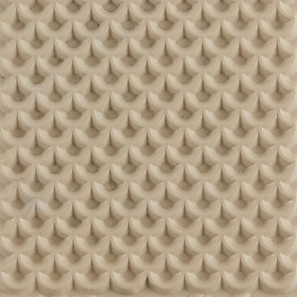 Texture Tile - Scales. Texture Tiles are flexible, washable and can be used with any soft clay. Spritz with CoolSlip or dust on Dry Powder Release for stick-free impressions when using metal clay and polymer clay.