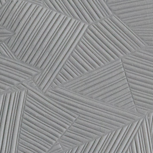 Texture Tile - Origami sample rolled into clay