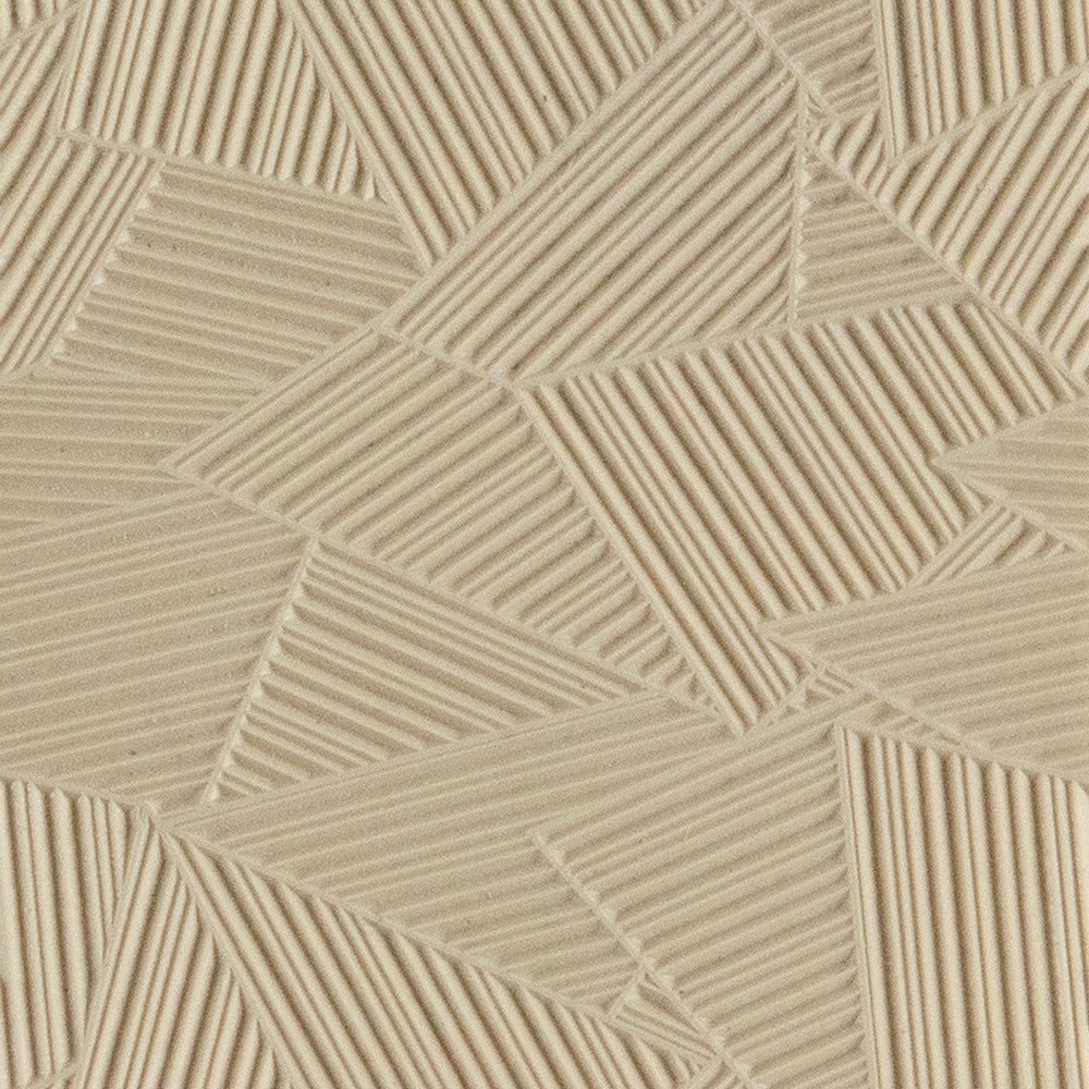 Texture Tile - Origami. Texture Tiles are flexible, washable and can be used with any soft clay. Spritz with CoolSlip or dust on Dry Powder Release for stick-free impressions when using metal clay and polymer clay.