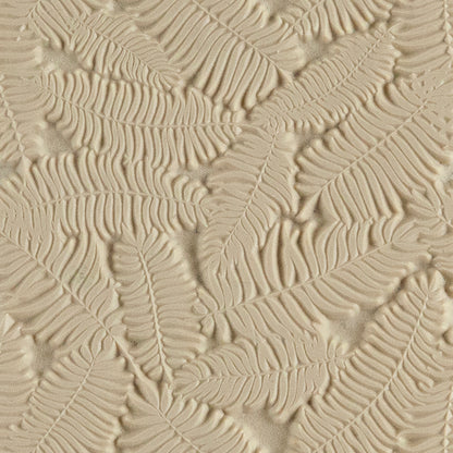 Texture Tile - Boston Ferns. Texture Tiles are flexible, washable and can be used with any soft clay. Spritz with CoolSlip or dust on Dry Powder Release for stick-free impressions when using metal clay and polymer clay.