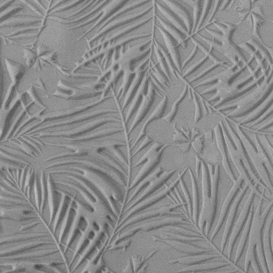 Texture Tile - Christmas in Hawaii sample rolled into clay