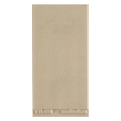 Texture Tile - Quills. Texture Tiles are flexible, washable and can be used with any soft clay. Spritz with CoolSlip or dust on Dry Powder Release for stick-free impressions when using metal clay and polymer clay.
