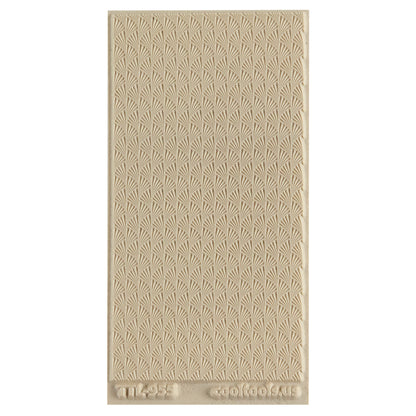 Texture Tile - Deco Stripes. Texture Tiles are flexible, washable and can be used with any soft clay. Spritz with CoolSlip or dust on Dry Powder Release for stick-free impressions when using metal clay and polymer clay.
