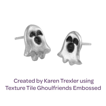 Texture Tile - Ghoulfriends Embossed - Cool Tools