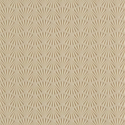 Texture Tile - Waved Scallops Embossed. Texture Tiles are flexible, washable and can be used with any soft clay. Spritz with CoolSlip or dust on Dry Powder Release for stick-free impressions when using metal clay and polymer clay.