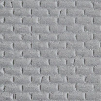 Texture Tile - Brick Wall Embossed sample rolled into clay