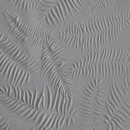 Texture Tile - Boston Ferns Embossed sample rolled into clay
