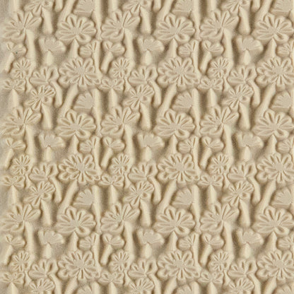 Texture Tile - Fresh as a Daisy. Texture Tiles are flexible, washable and can be used with any soft clay. Spritz with CoolSlip or dust on Dry Powder Release for stick-free impressions when using metal clay and polymer clay.