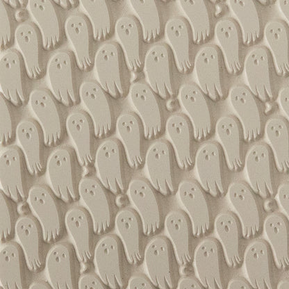 Texture Tile - Ghostly Night. Beige Texture Tiles are flexible, washable and can be used with any soft clay. Spritz with CoolSlip or dust on Dry Powder Release for stick-free impressions when using metal clay and polymer clay.