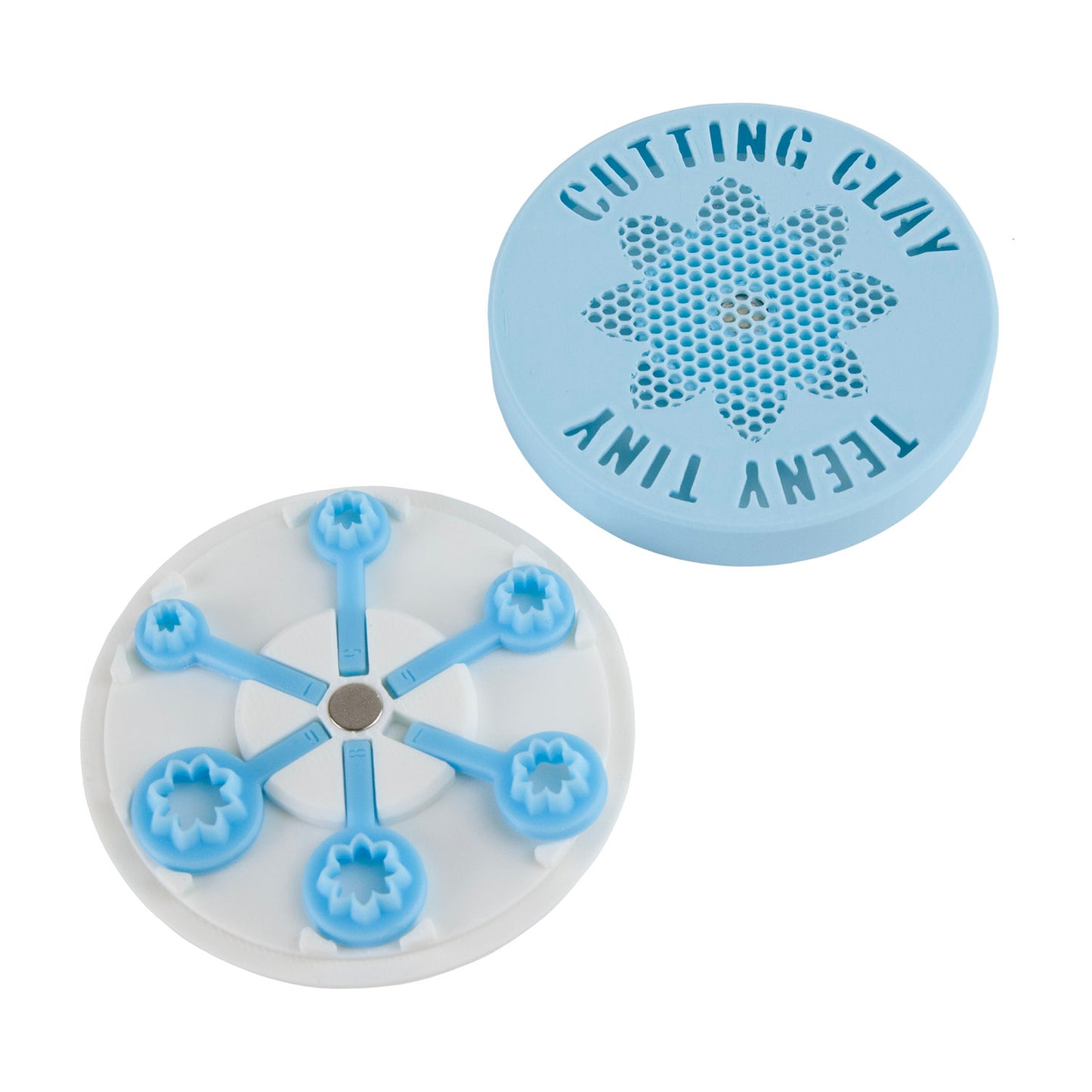 white and light blue Teeny Tiny Cutters - Star Anise