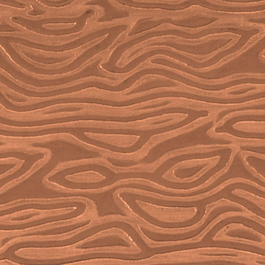 Textured Metal - Wood Grain - Copper 24 gauge