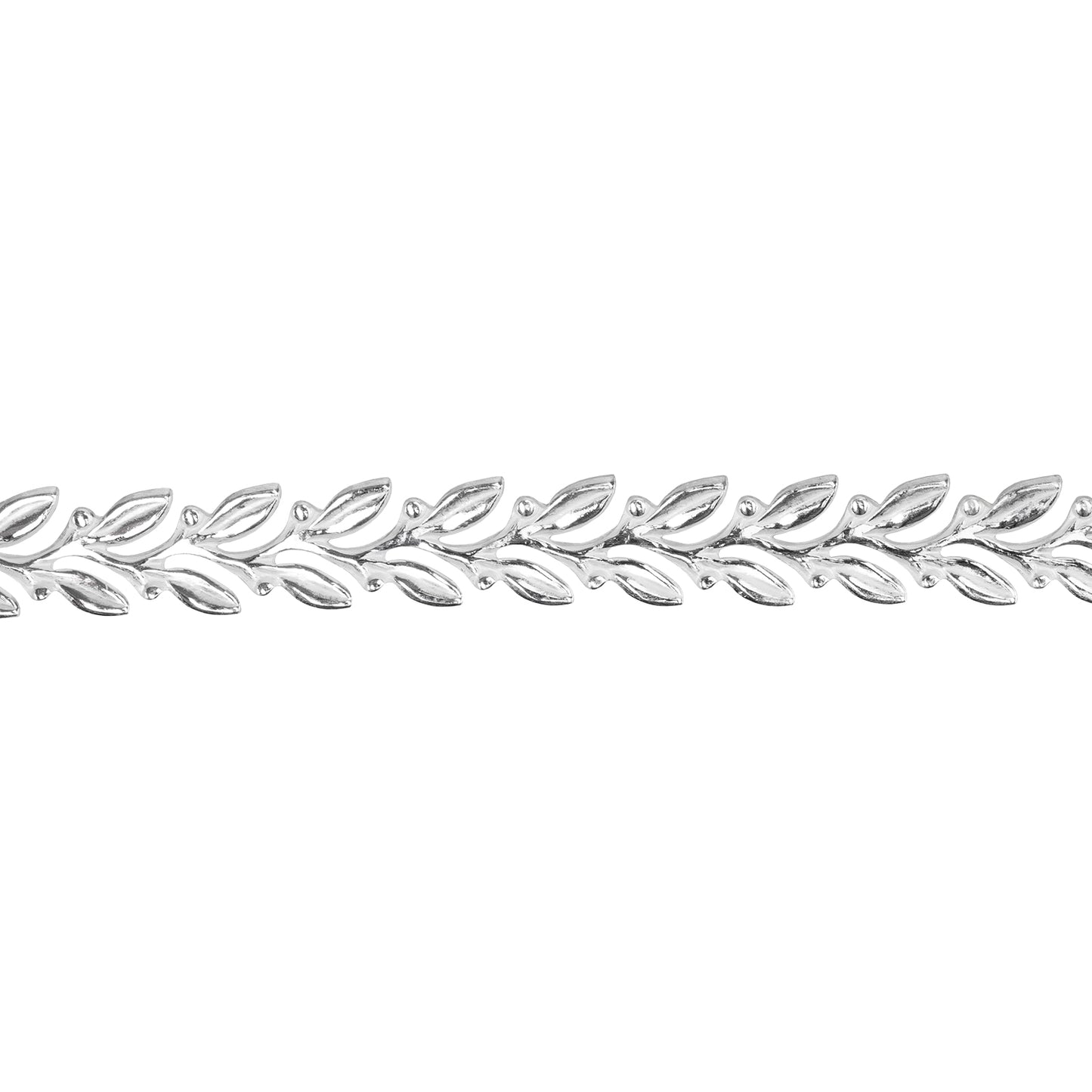 Patterned Wire - Sterling Silver - Leaves 22 gauge Dead Soft - 6" Min