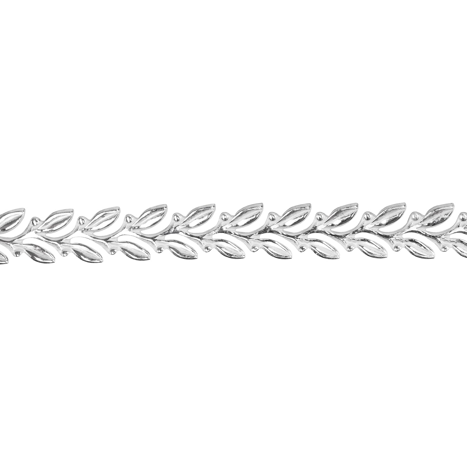 Patterned Wire - Sterling Silver - Leaves 22 gauge Dead Soft - 6" Min