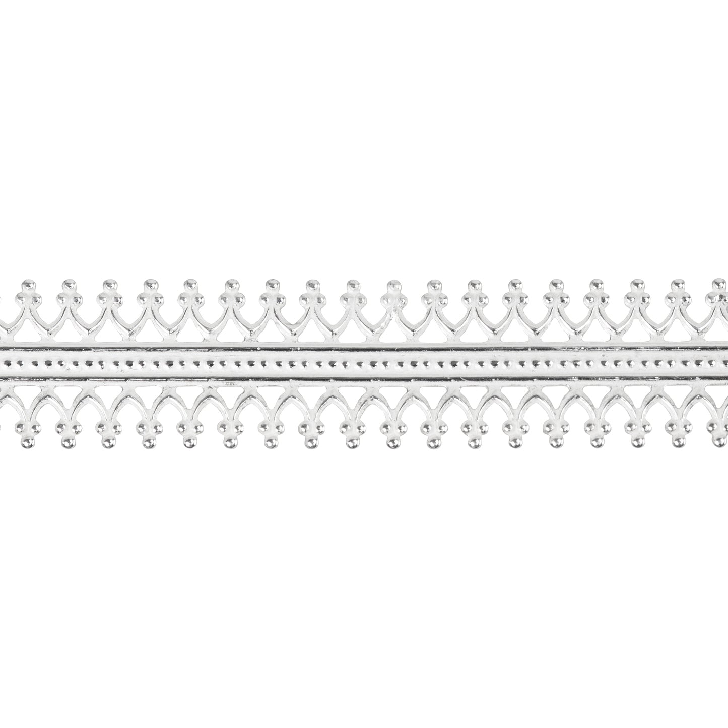 Patterned Wire - Sterling Silver - Double Gallery #1 24 gauge Dead Soft - 6" Min