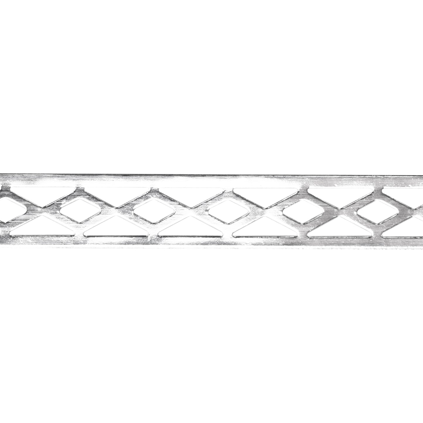 Patterned Wire - Sterling Silver - Edged Diamonds 24 gauge Dead Soft - 6" Min