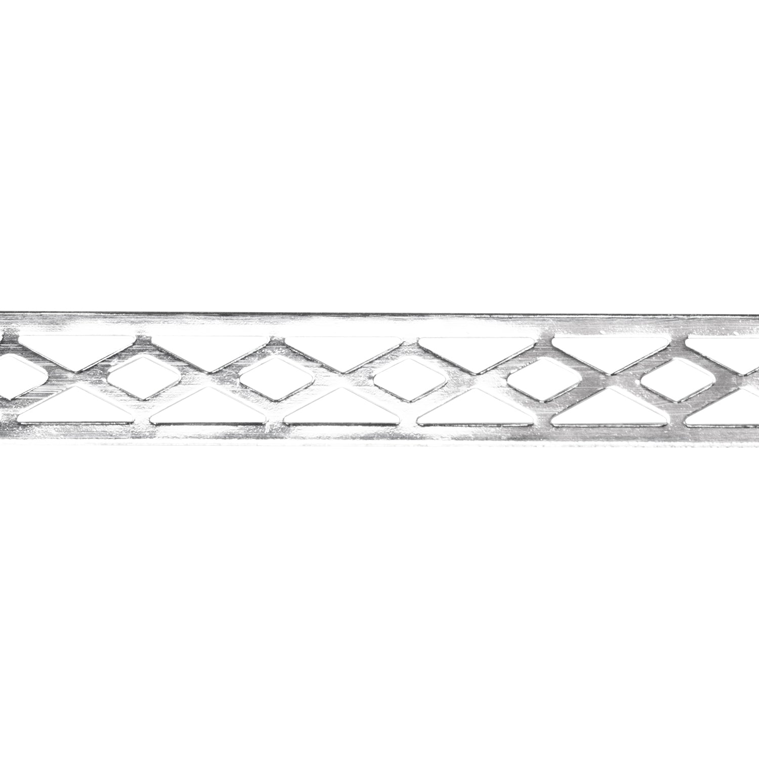 Patterned Wire - Sterling Silver - Edged Diamonds 24 gauge Dead Soft - 6" Min