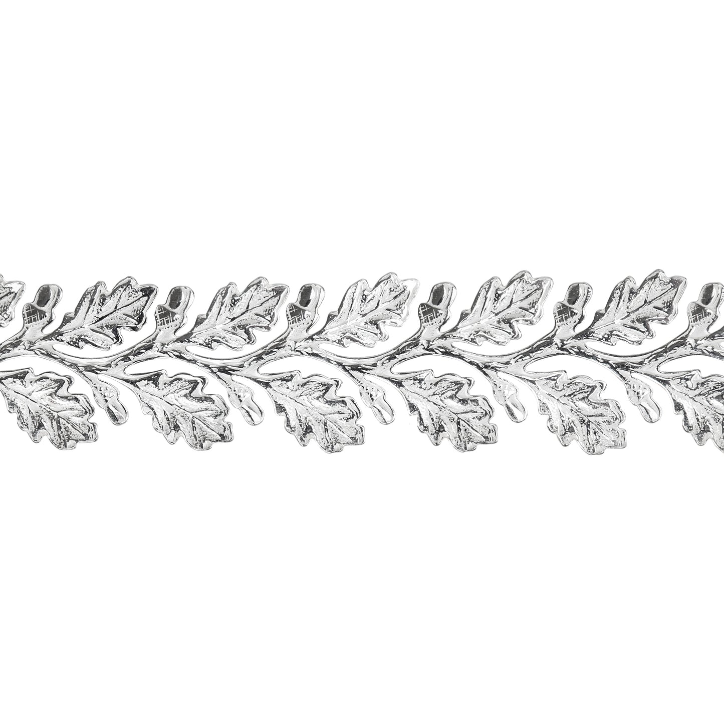 Patterned Wire - Sterling Silver - Leaves #3 22 gauge Dead Soft - 6" Min