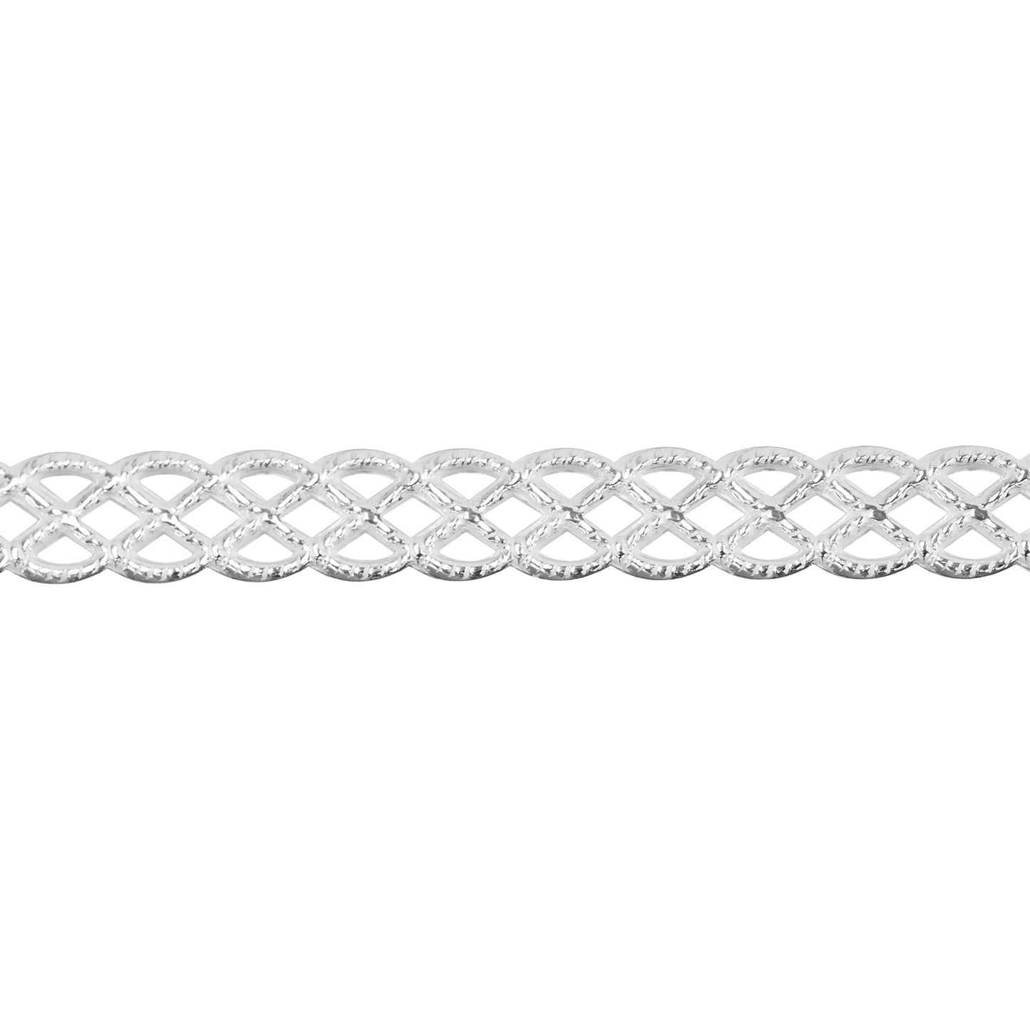 Patterned Wire - Sterling Silver - Knotted Rope 22 gauge Dead Soft - 6" Min