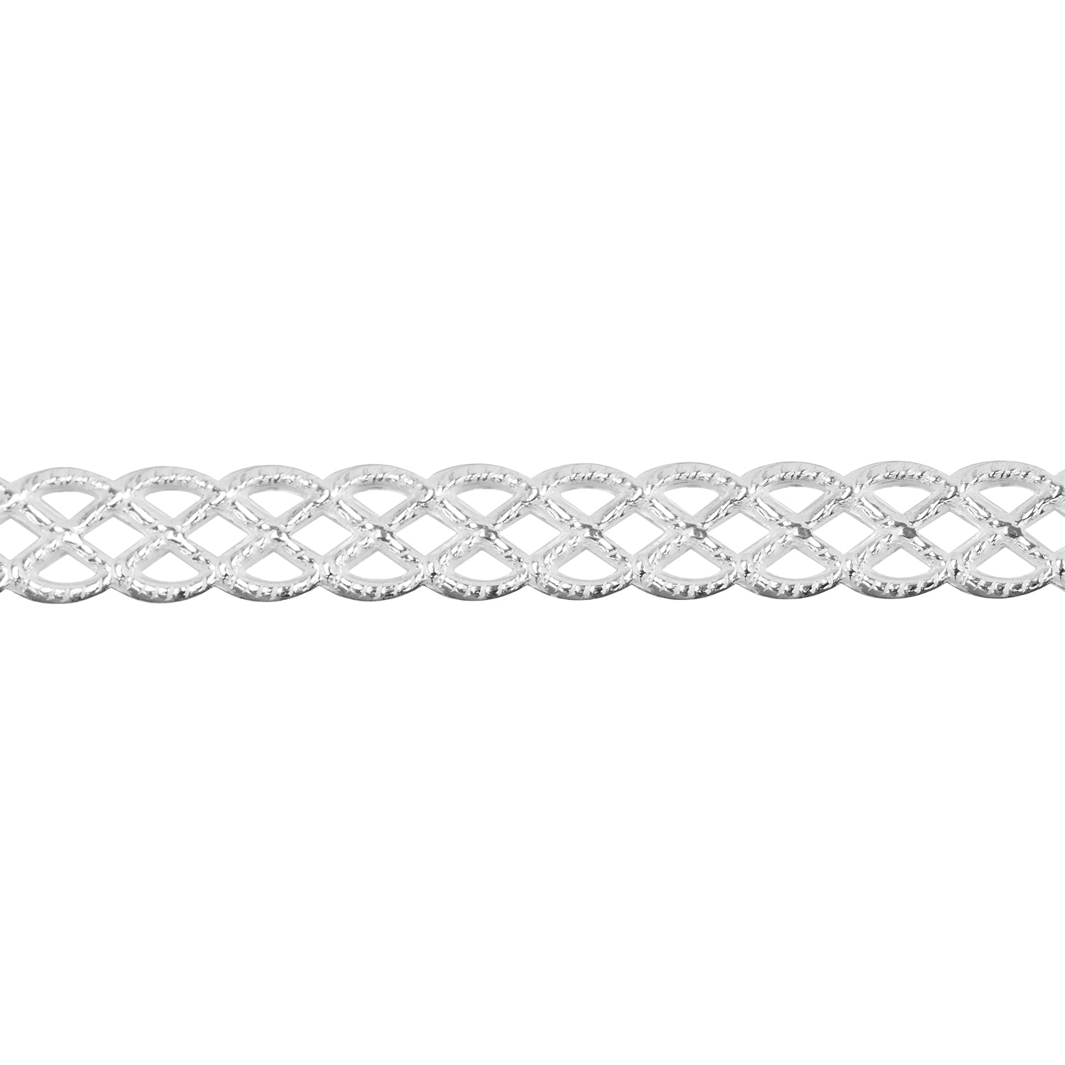 Patterned Wire - Sterling Silver - Knotted Rope 22 gauge Dead Soft - 6" Min
