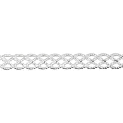 Patterned Wire - Sterling Silver - Knotted Rope 22 gauge Dead Soft - 6" Min