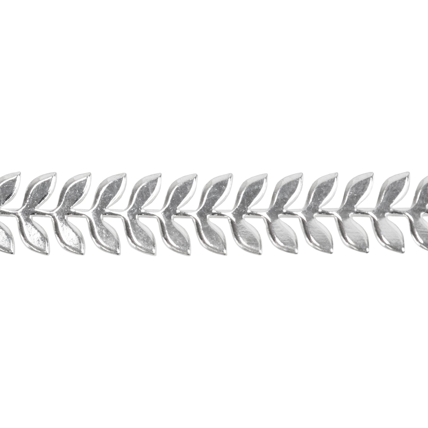 Patterned Wire - Sterling Silver - Leaves #4 22 gauge Dead Soft - 6" Min