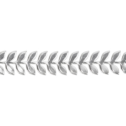 Patterned Wire - Sterling Silver - Leaves #4 22 gauge Dead Soft - 6" Min