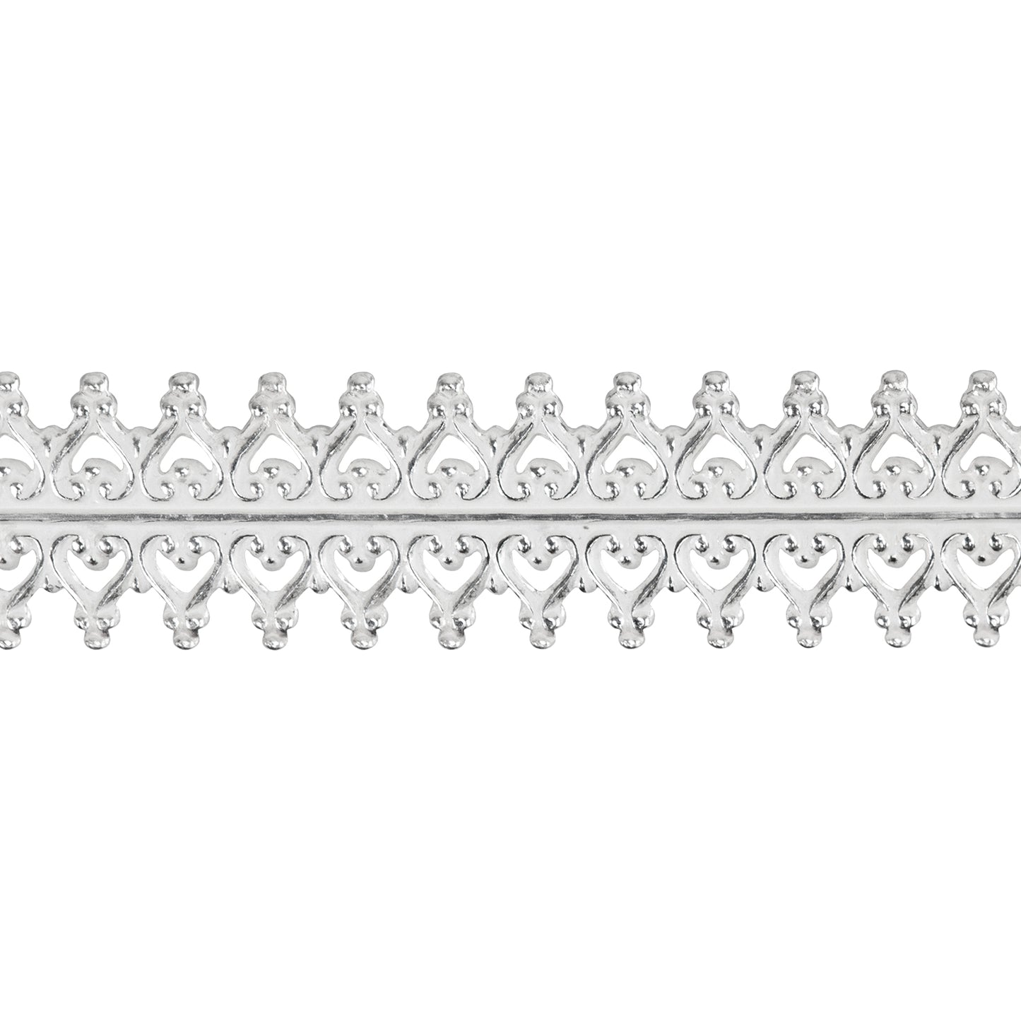Patterned Wire - Sterling Silver - Double Gallery #2 Small 24 gauge Dead Soft - 6" Min