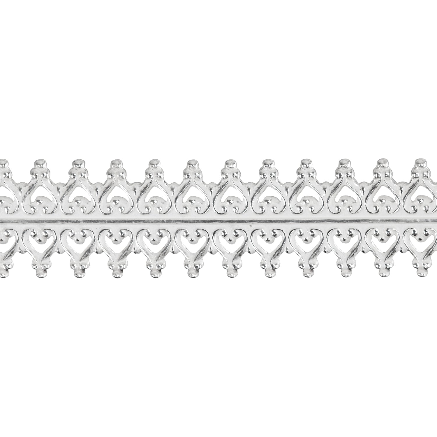 Patterned Wire - Sterling Silver - Double Gallery #2 Small 24 gauge Dead Soft - 6" Min