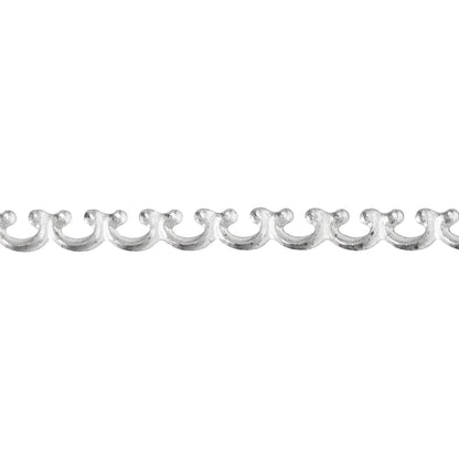 Patterned Wire - Sterling Silver - Sea Fence 22 gauge Dead Soft - 6" Min