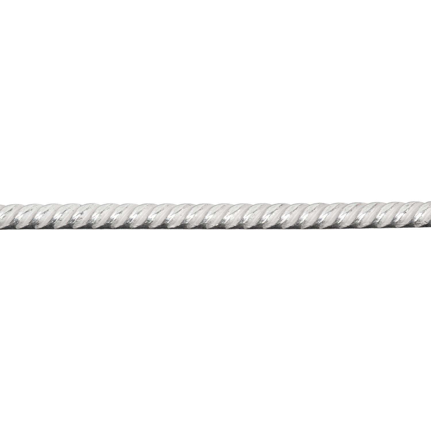 Silver Line Rope Patterned Wire - Sterling Silver - Rope #1 - 18 gauge Dead Soft - 6