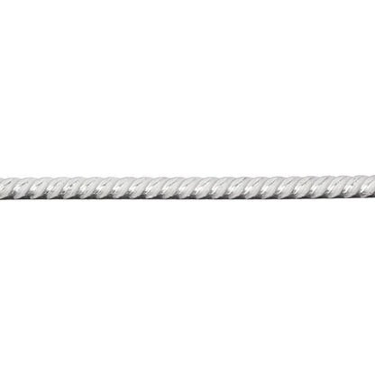 Patterned Wire - Sterling Silver - Rope #1 - 18 gauge Dead Soft - 6" Min