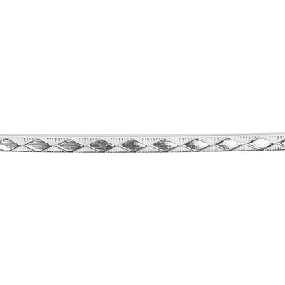 Patterned Wire - Sterling Silver - Diamond Back 16 gauge Dead Soft - 6" Min