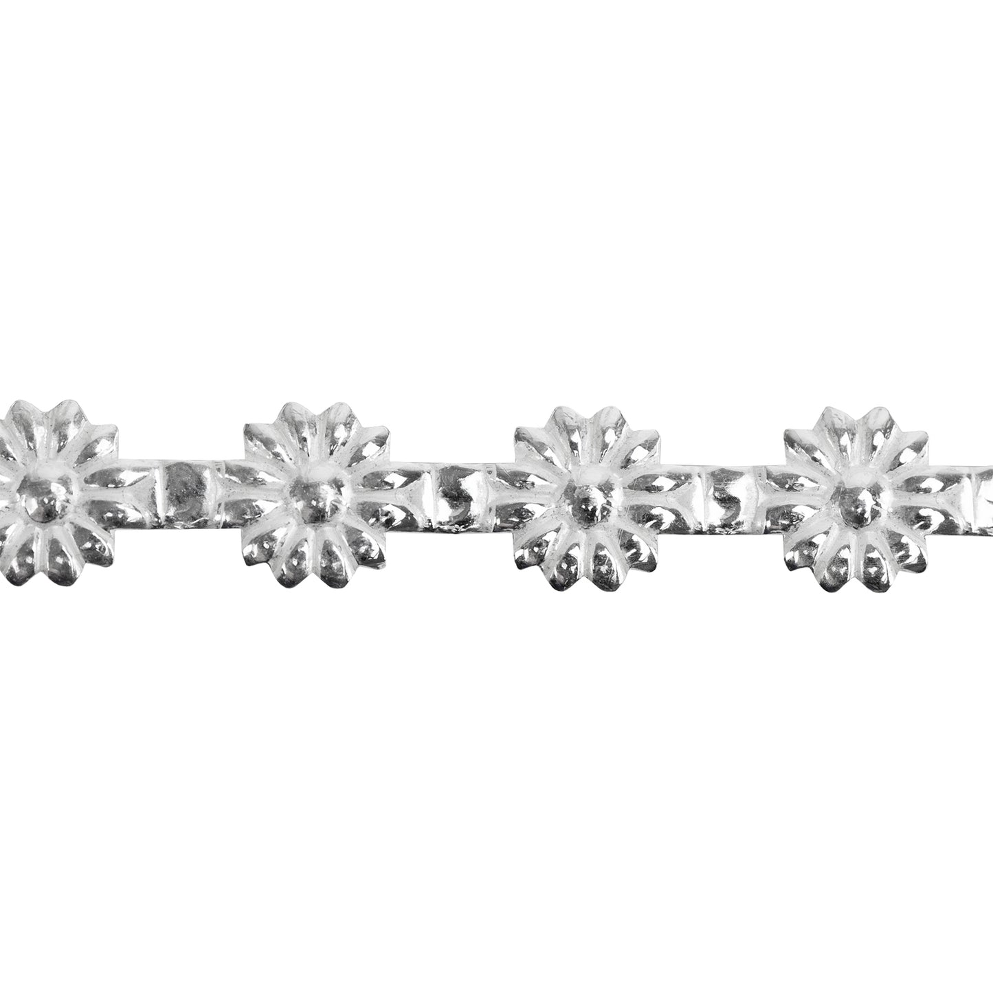 Patterned Wire - Sterling Silver - Flower #2 - 16 gauge Dead Soft - 6" Min