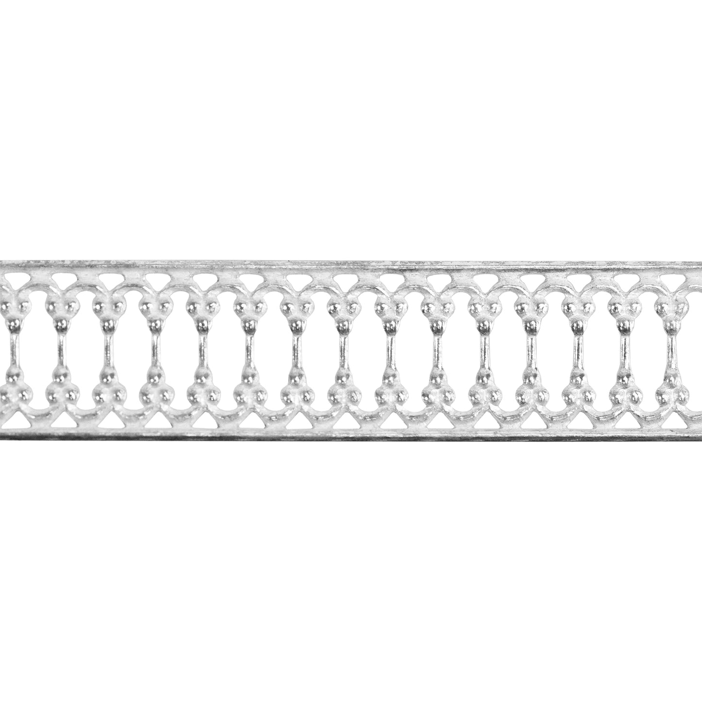 Patterned Wire - Sterling Silver - Woven Edges 22 gauge Dead Soft - 6" Min