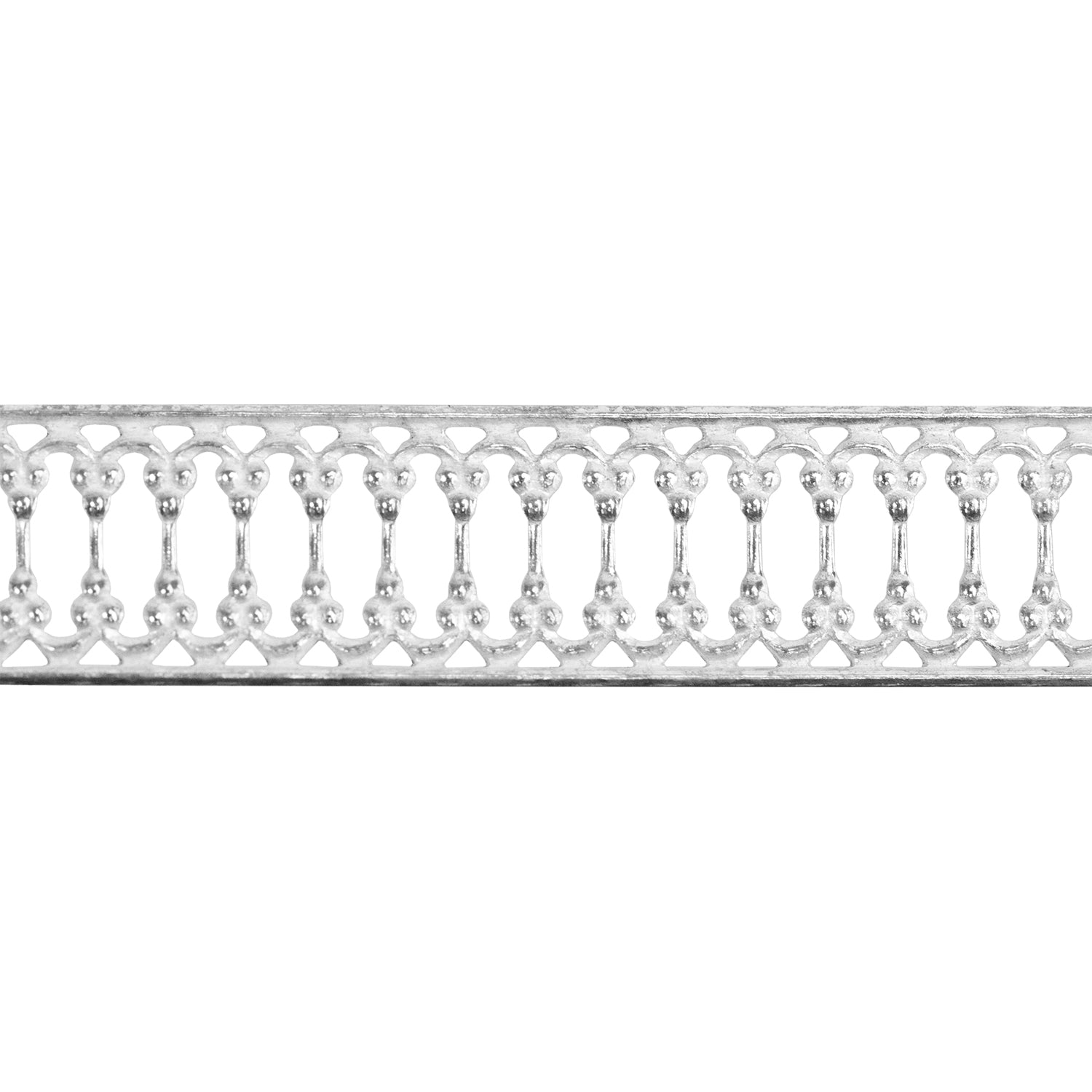 Patterned Wire - Sterling Silver - Woven Edges 22 gauge Dead Soft - 6" Min