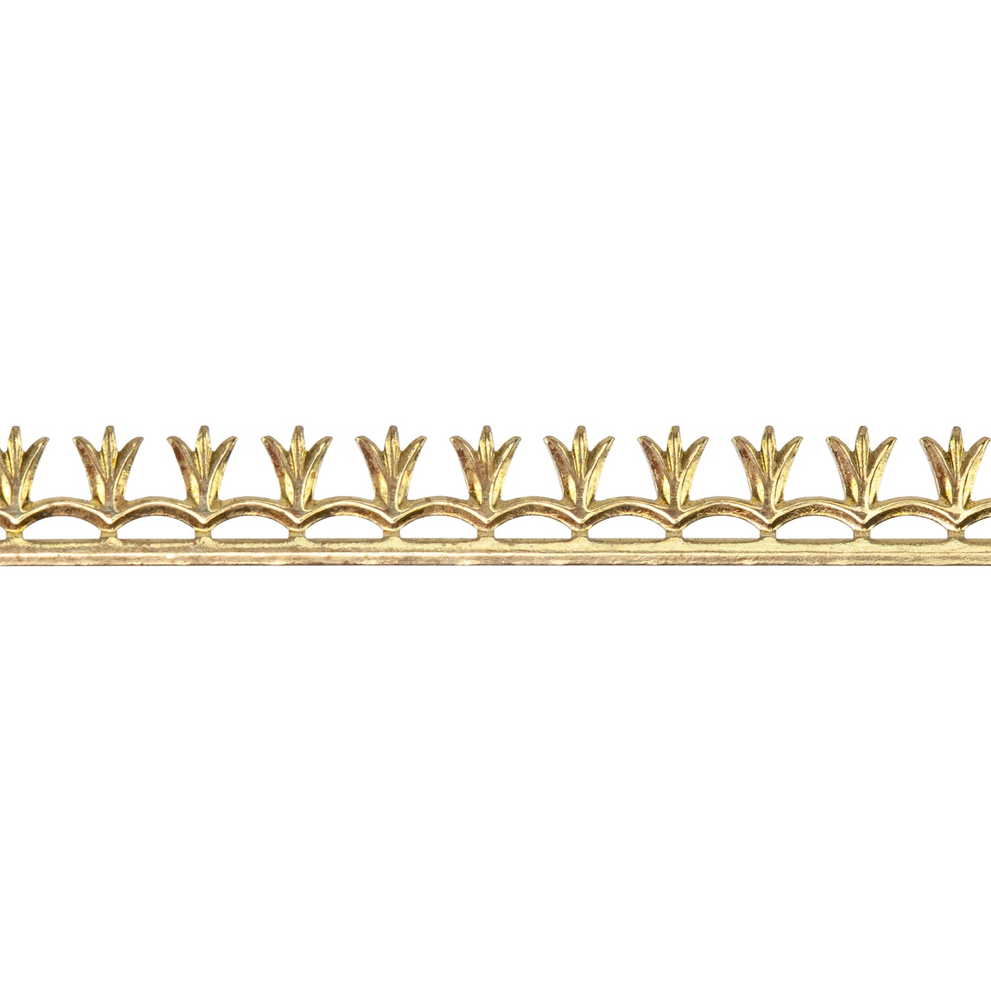 Bezel Wire - Brass - Gallery #8 - 25 Gauge Dead Soft - 6" Min