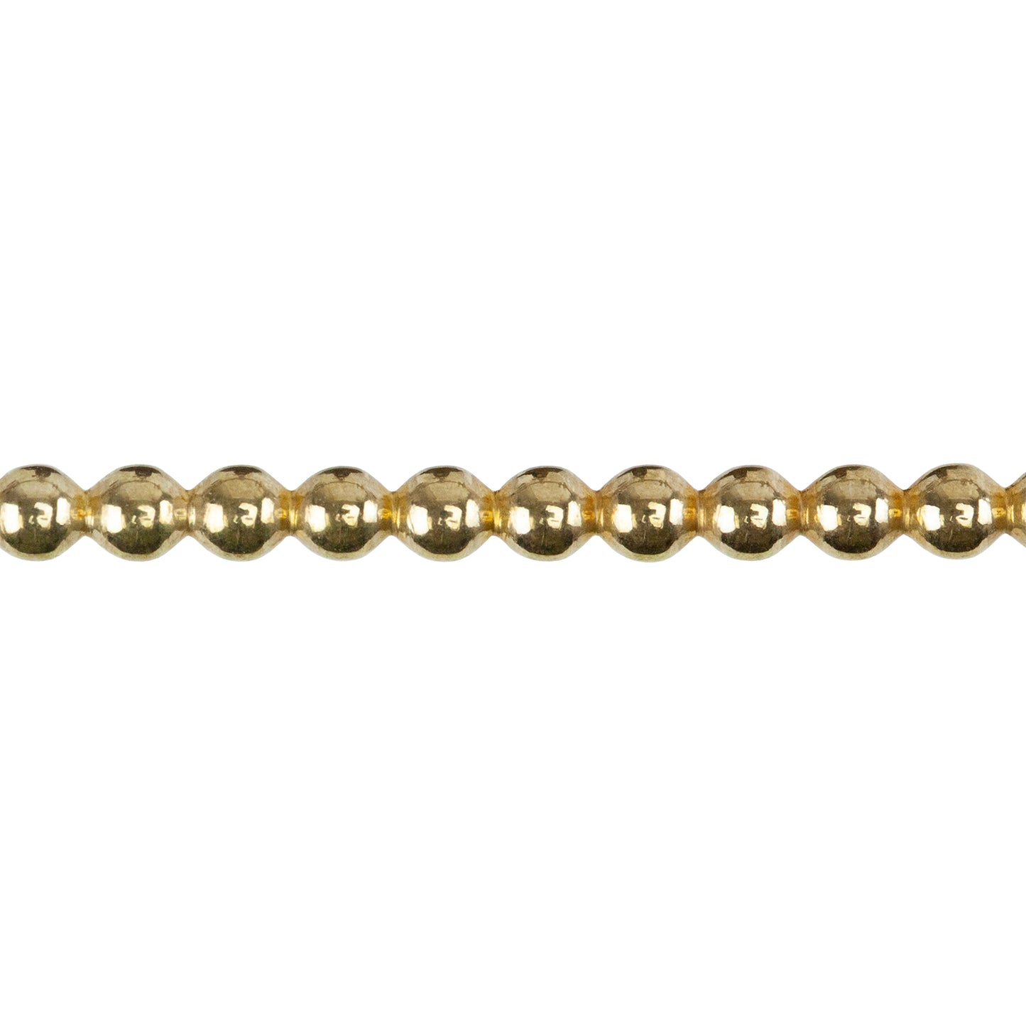 Patterned Wire - Brass - 3mm Polka Dot 8 gauge Dead Soft - 6" Min