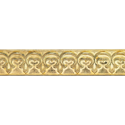 Patterned Wire - Brass - Gallery #1 22 gauge Dead Soft - 6" Min