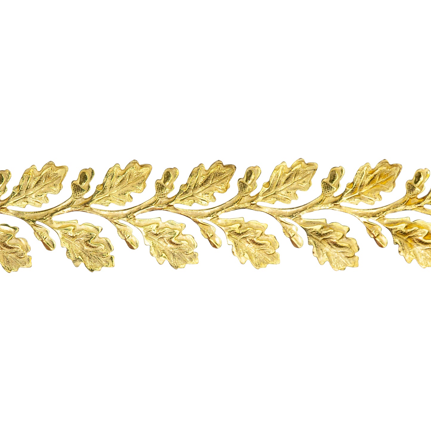 Patterned Wire - Brass - Leaves #3 - 22 gauge Dead Soft - 6" Min