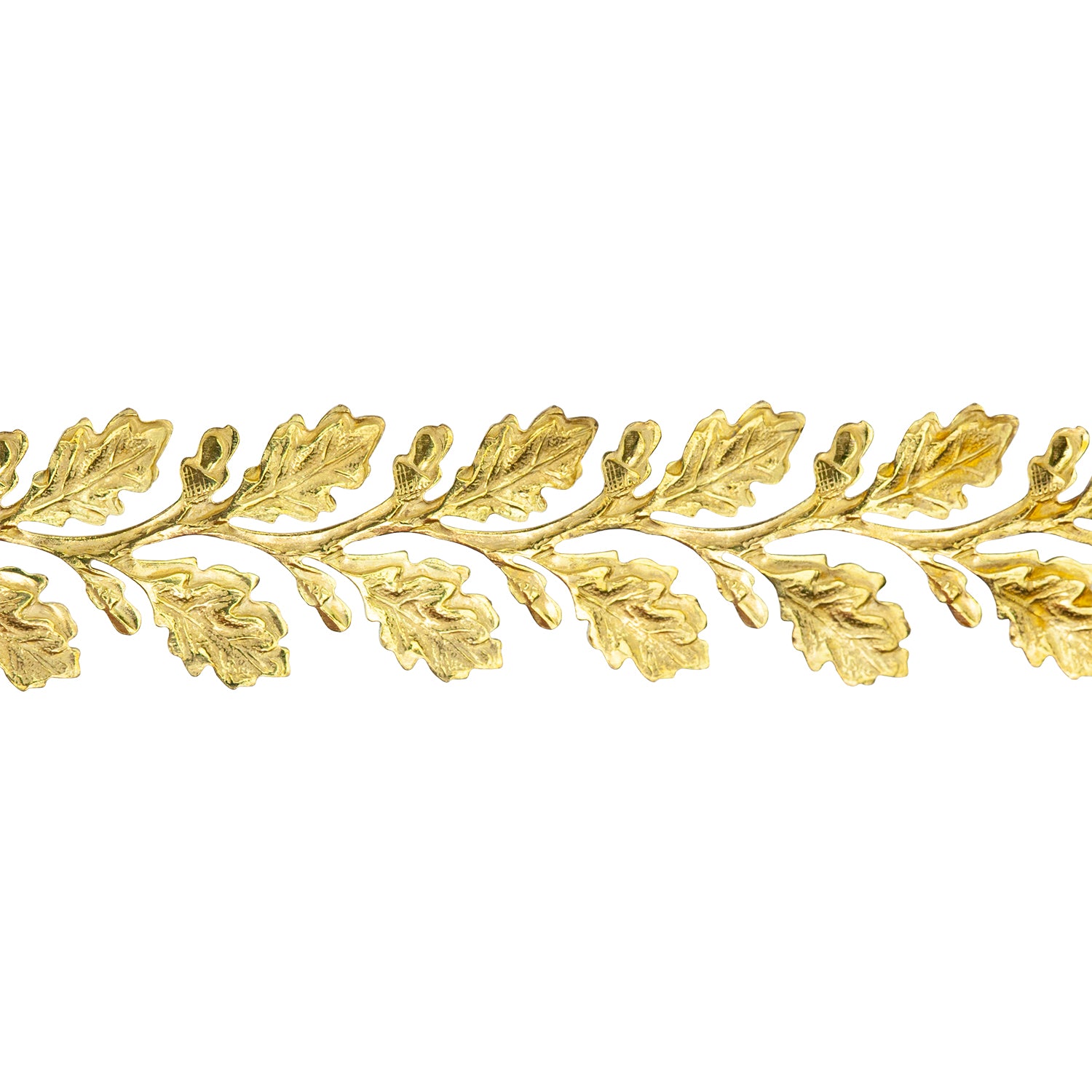 Patterned Wire - Brass - Leaves #3 - 22 gauge Dead Soft - 6" Min