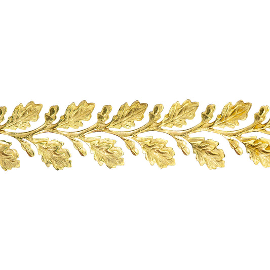 Patterned Wire - Brass - Leaves #3 - 22 gauge Dead Soft - 6" Min