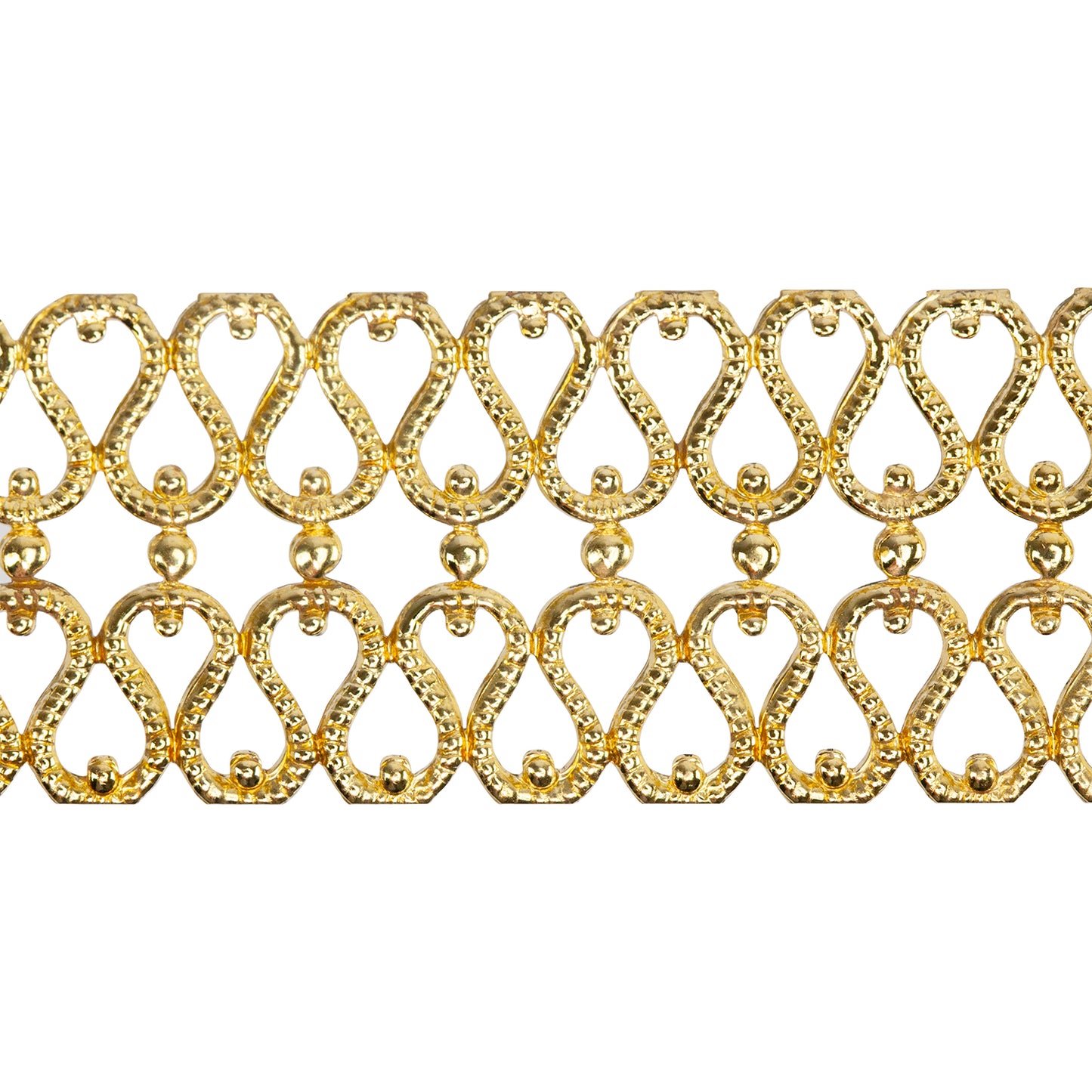 Patterned Wire - Brass - Hammered Lacy Filigree 18 gauge Dead Soft - 6" Min