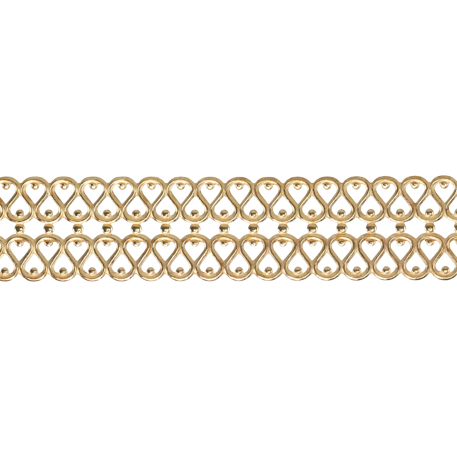Patterned Wire - Brass - Double Serpentine Small 24 gauge Dead Soft - 6" Min