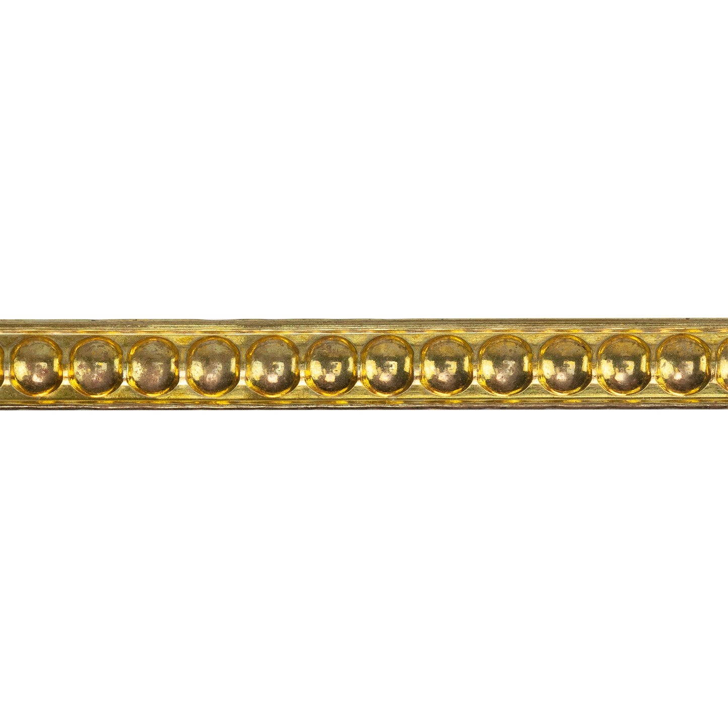 Patterned Wire - Brass - Dotted 10 gauge Dead Soft - 6" Min