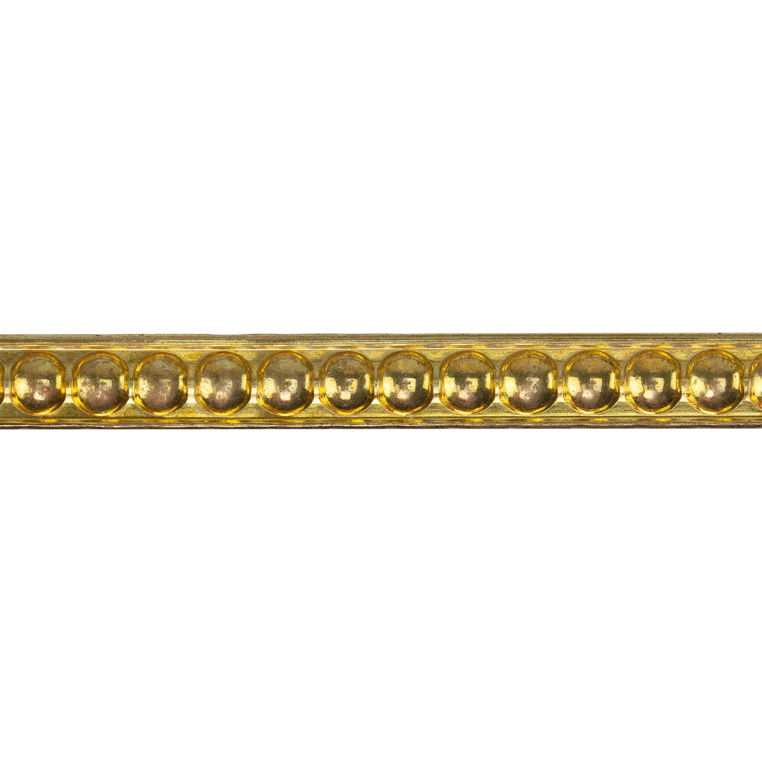 Patterned Wire - Brass - Dotted 10 gauge Dead Soft - 6" Min