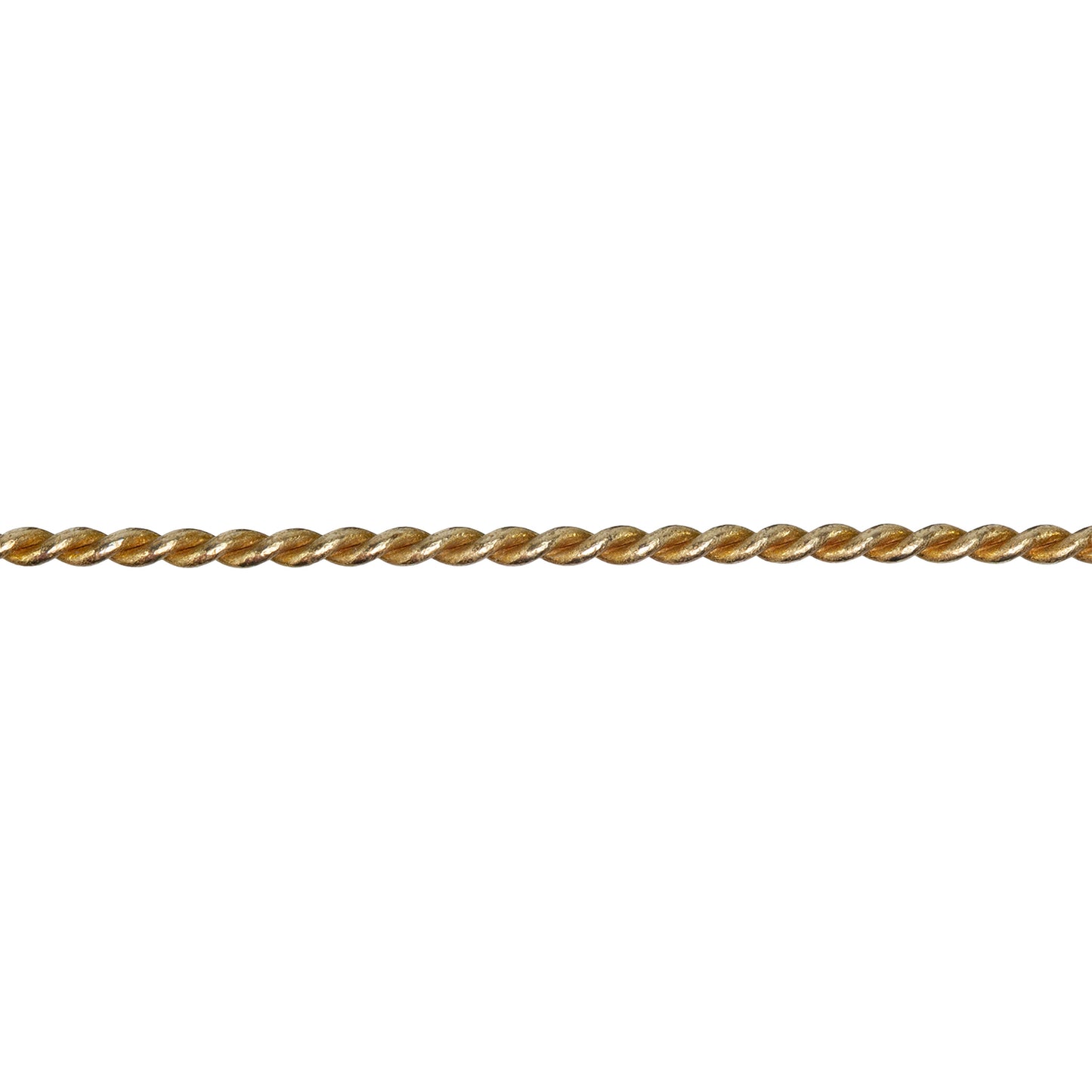 Patterned Wire - Brass Rope #2 - 16 gauge Dead Soft - 6" Min