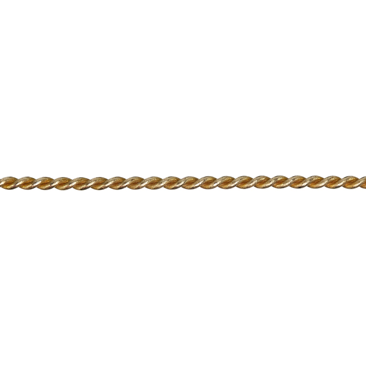 Patterned Wire - Brass Rope #2 - 16 gauge Dead Soft - 6" Min